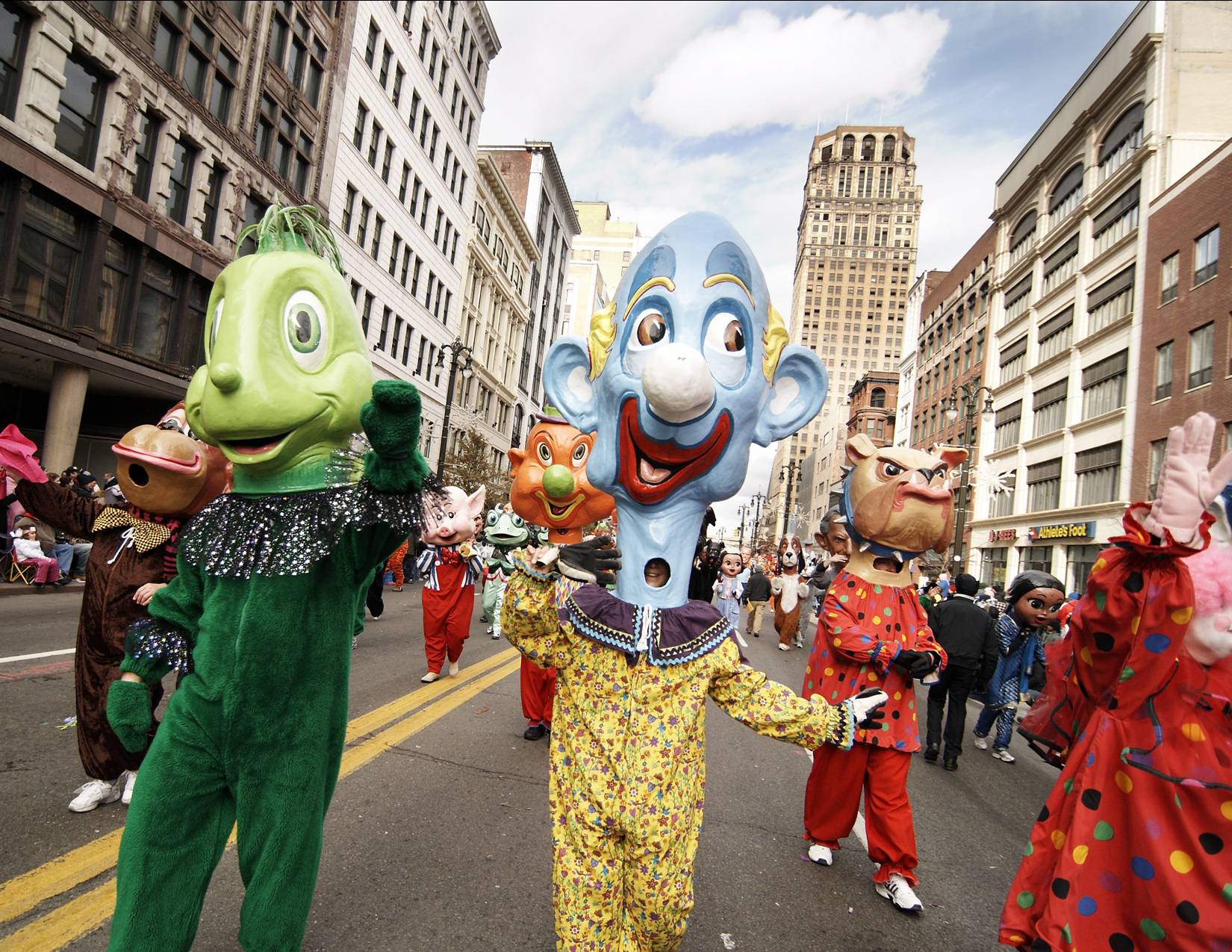 Big Heads in a Parade