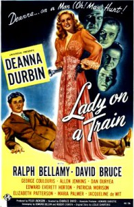 Lady On A Train poster