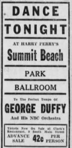 Duffy at Summit Beach in Akron