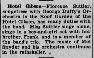 Florence Suttle with George Duffy