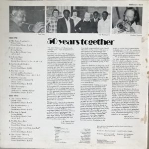 50 Years Together rear cover
