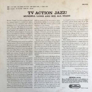 TV Action Jazz rear cover
