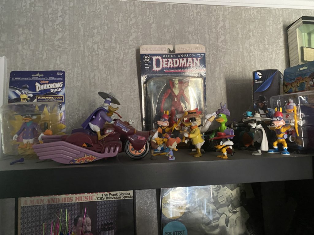 My Darkwing Duck shelf