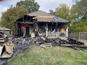 Picture of the burned house 2