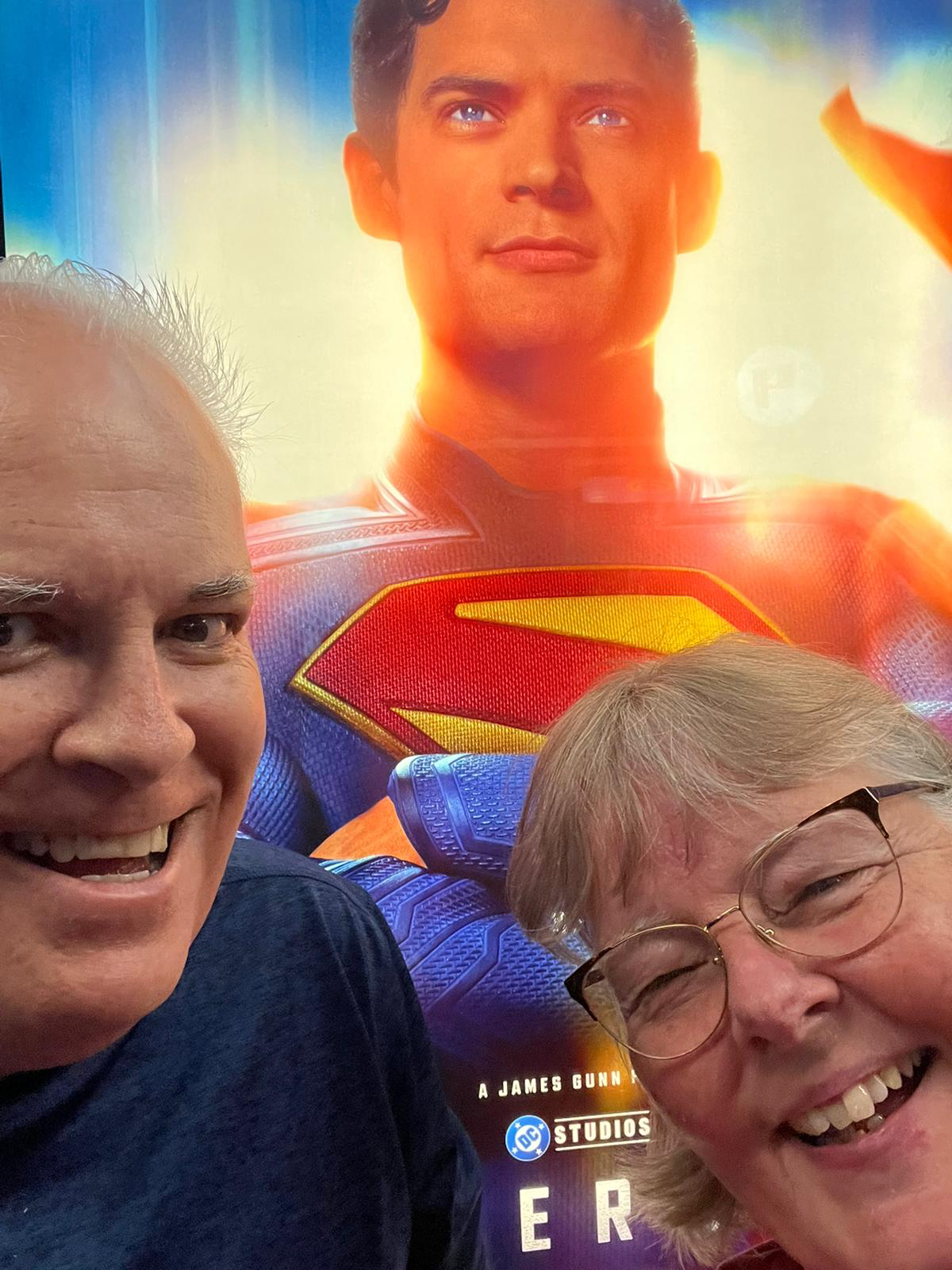 Jeanette and I at Superman
